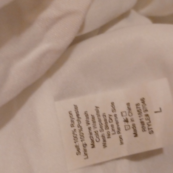 NWT - Haute Nites Black & White Sleeveless Floral Halter Sundress - Size Large - Picture 8 of 8